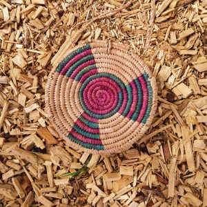 Sac en paille rond