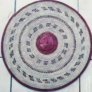 Set de table rond en Fulani